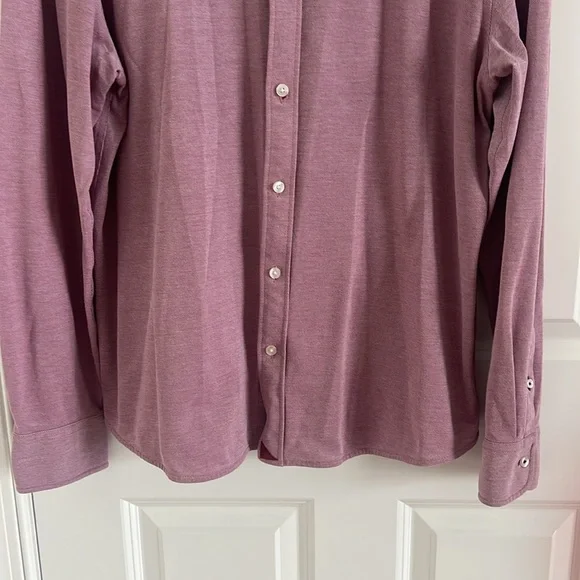 Untuckit Pique Polo Bd in Berry Size Large - Picture 4 of 9